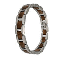 Freigeist - Armband aus Walnussholz und Edelstahl